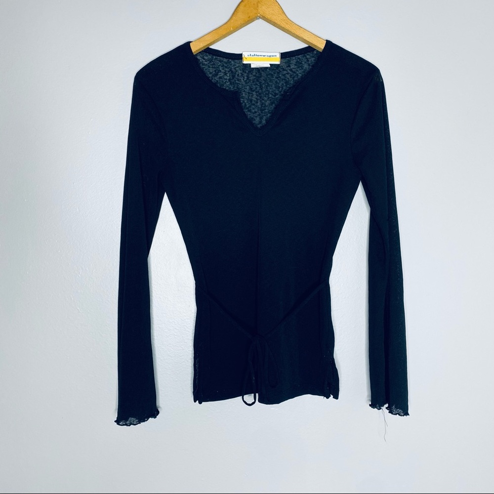 Vintage Station Wagon Shear Long Sleeve Top